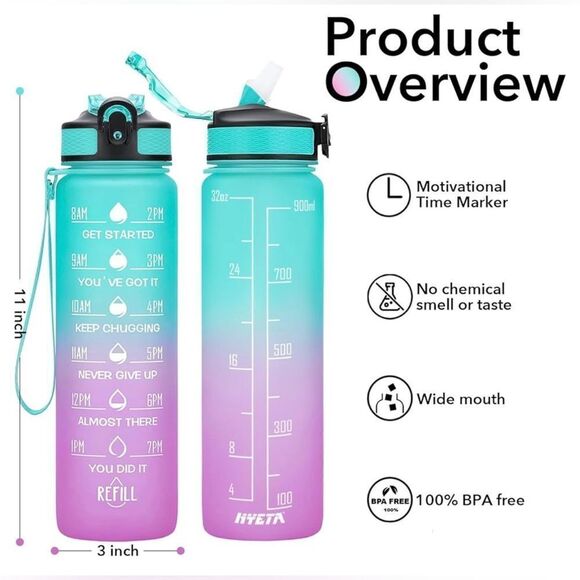 NWOT … Motivational “32 Oz.” Water Bottle - Picture 1 of 10